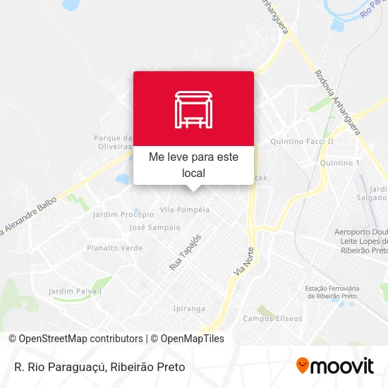 R. Rio Paraguaçú mapa