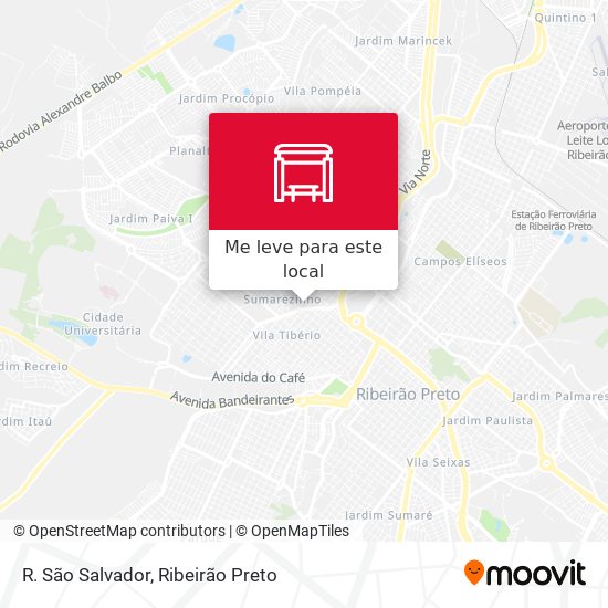 R. São Salvador mapa