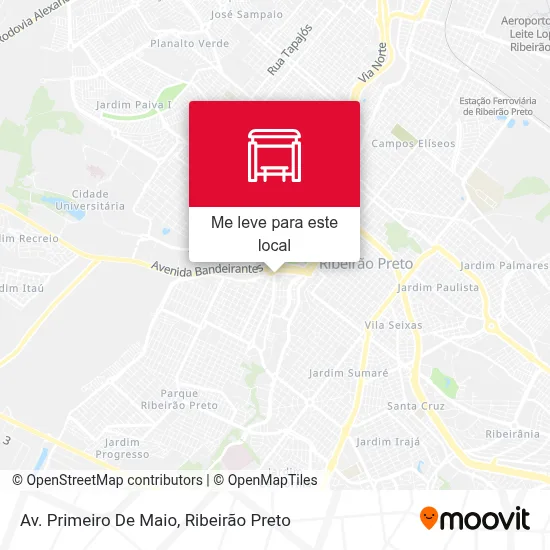 Av. Primeiro De Maio mapa