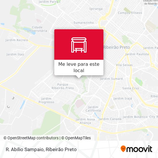 R. Abílio Sampaio mapa