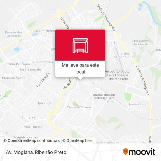 Av. Mogiana mapa