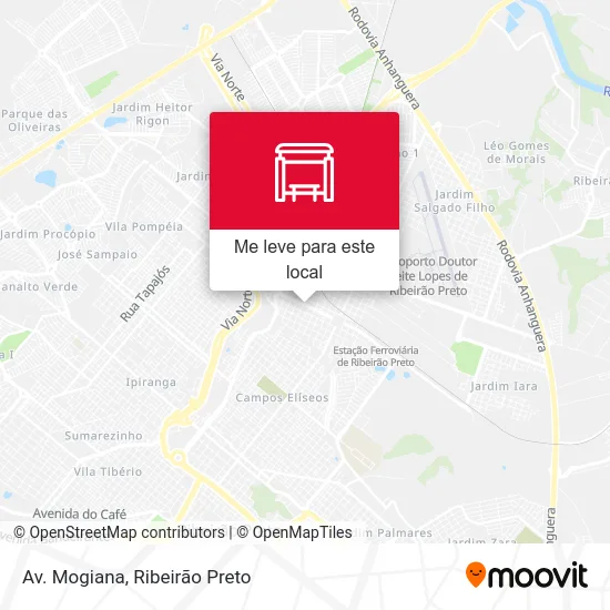 Av. Mogiana mapa