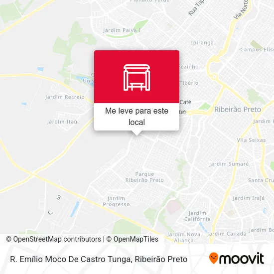 R. Emílio Moco De Castro Tunga mapa