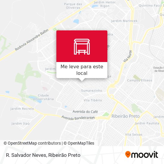 R. Salvador Neves mapa