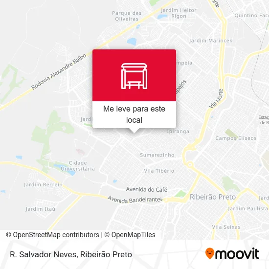 R. Salvador Neves mapa