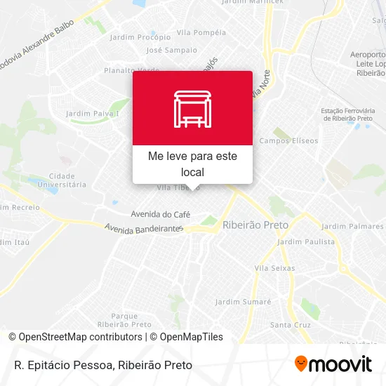 R. Epitácio Pessoa mapa