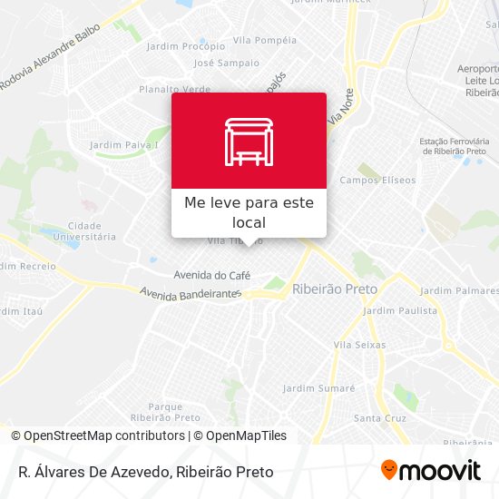 R. Álvares De Azevedo mapa