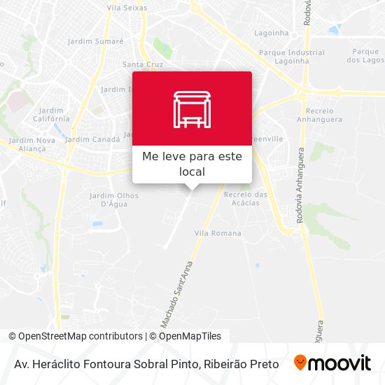 Av.  Heráclito Fontoura Sobral Pinto mapa