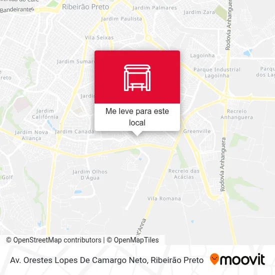 Av. Orestes Lopes De Camargo Neto mapa
