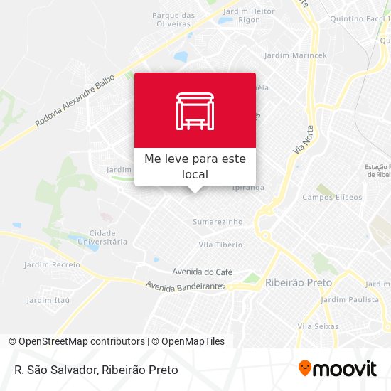 R. São Salvador mapa