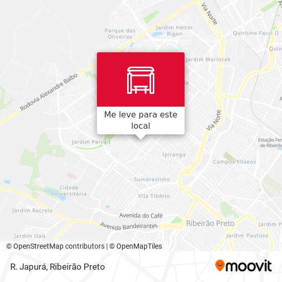 R. Japurá mapa