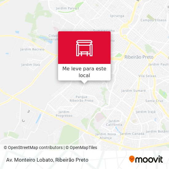 Av. Monteiro Lobato mapa