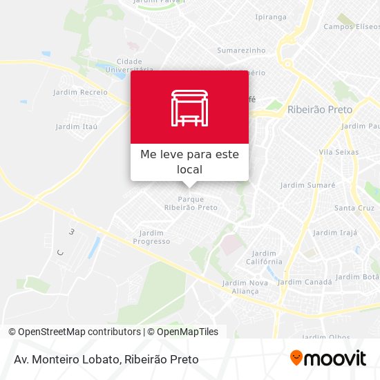 Av. Monteiro Lobato mapa