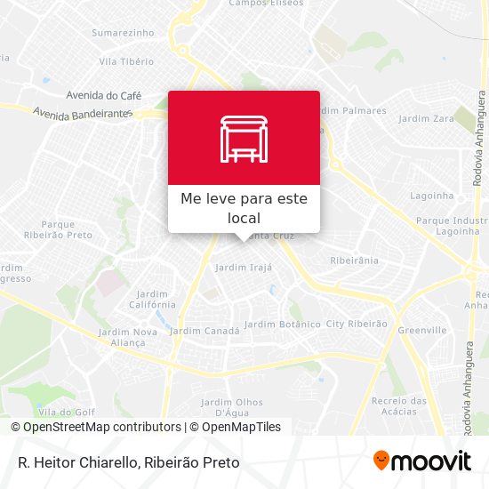 R. Heitor Chiarello mapa
