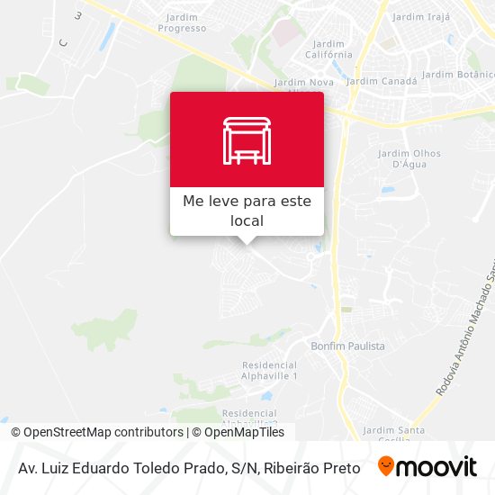 Av. Luiz Eduardo Toledo Prado, S / N mapa
