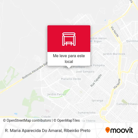 R. Maria Aparecida Do Amaral mapa