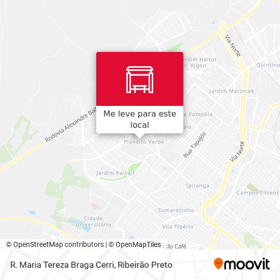 R. Maria Tereza Braga Cerri mapa