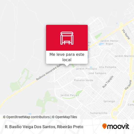 R. Basílio Veiga Dos Santos mapa