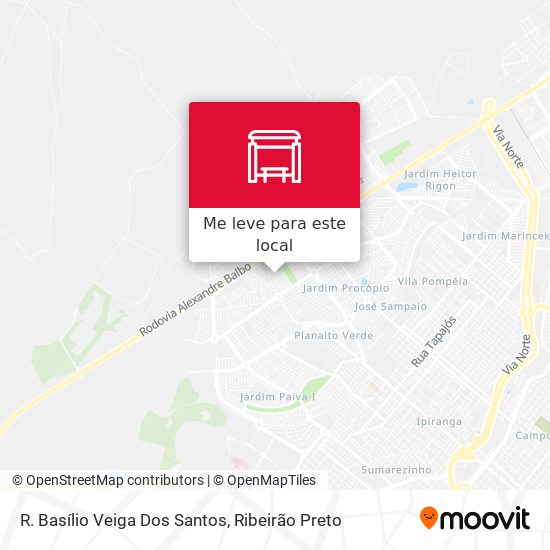 R. Basílio Veiga Dos Santos mapa