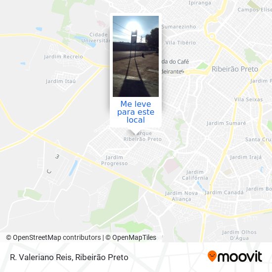 R. Valeriano Reis mapa