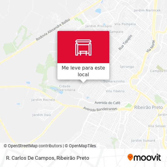 R. Carlos De Campos mapa