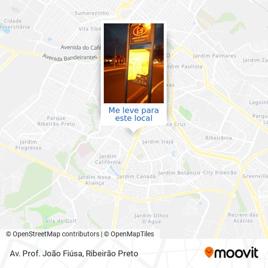 Av. Prof. João Fiúsa mapa