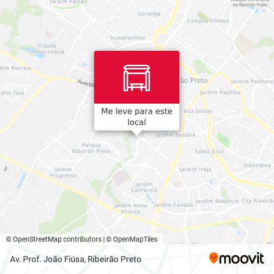 Av. Prof. João Fiúsa mapa