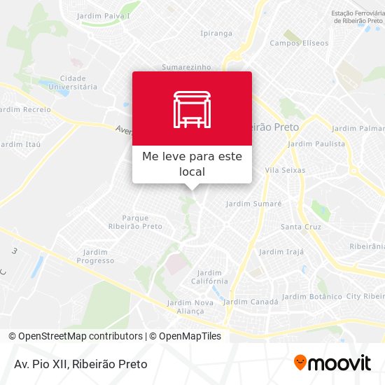 Av. Pio XII mapa