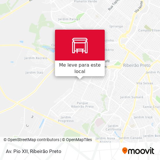 Av. Pio XII mapa