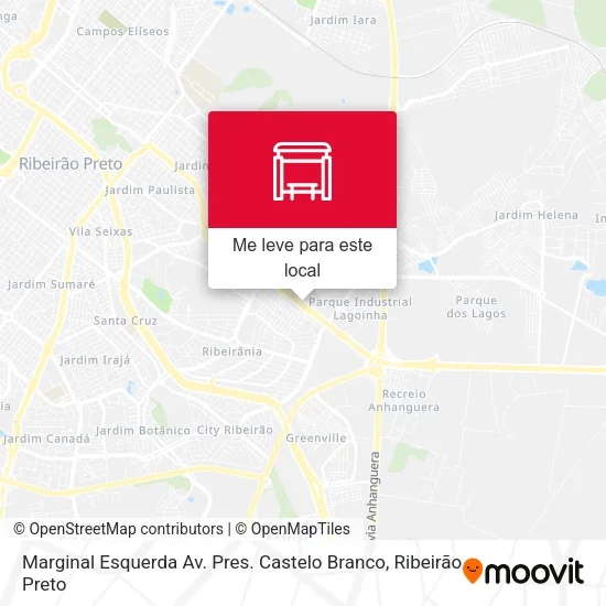 Marginal Esquerda Av. Pres. Castelo Branco mapa