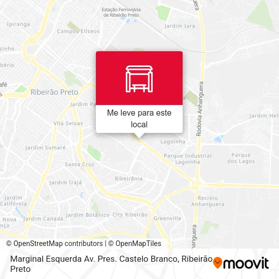 Marginal Esquerda Av. Pres. Castelo Branco mapa