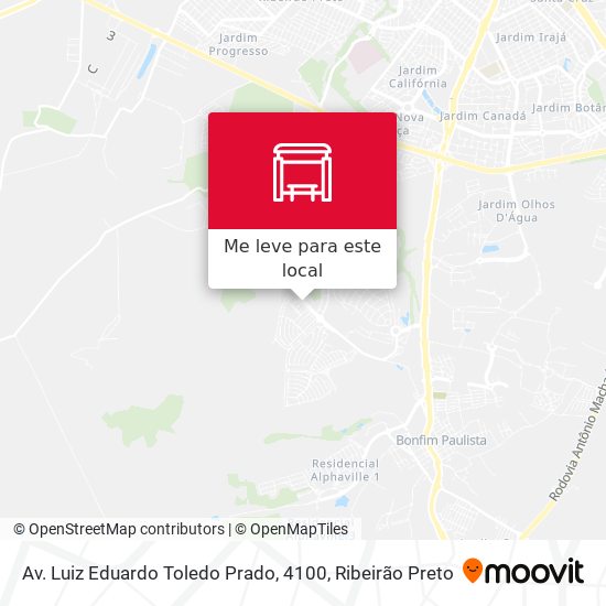 Av. Luiz Eduardo Toledo Prado, 4100 mapa