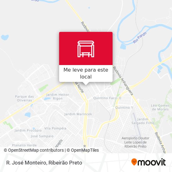 R. José Monteiro mapa