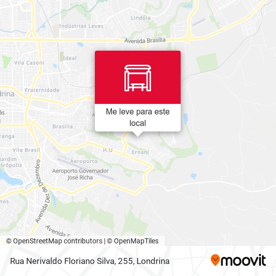 Rua Nerivaldo Floriano Silva, 255 mapa