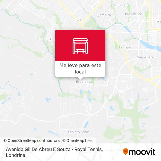 Avenida Gil De Abreu E Souza - Royal Tennis mapa