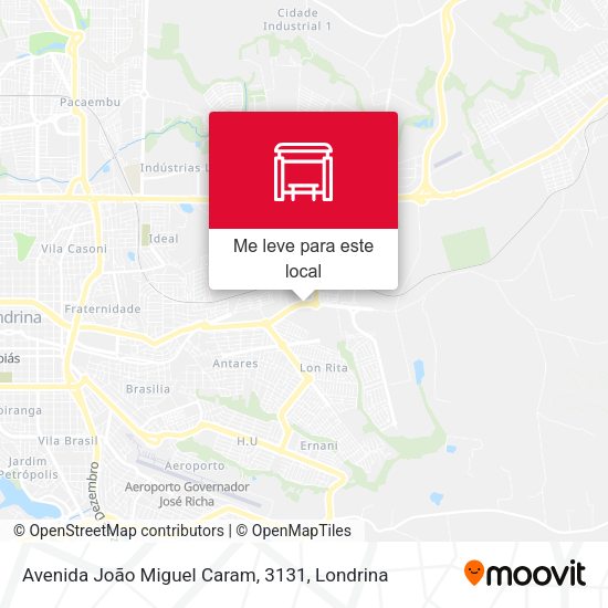 Avenida João Miguel Caram, 3131 mapa