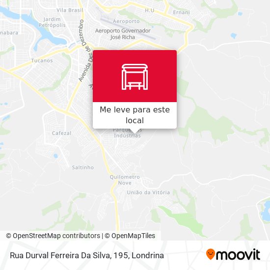 Rua Durval Ferreira Da Silva, 195 mapa