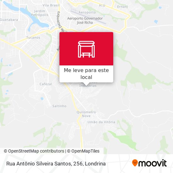 Rua Antônio Silveira Santos, 256 mapa