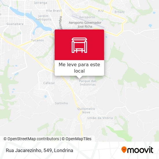 Rua Jacarezinho, 549 mapa
