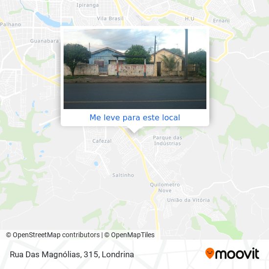 Rua Das Magnólias, 315 mapa