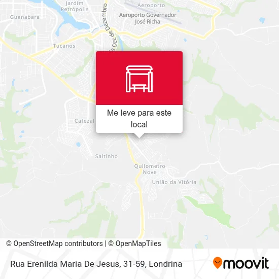 Rua Erenilda Maria De Jesus, 31-59 mapa