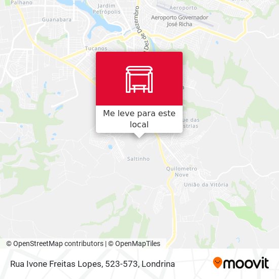 Rua Ivone Freitas Lopes, 523-573 mapa