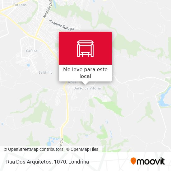 Rua Dos Arquitetos, 1070 mapa