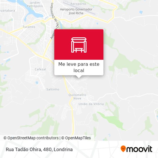 Rua Tadão Ohira, 480 mapa