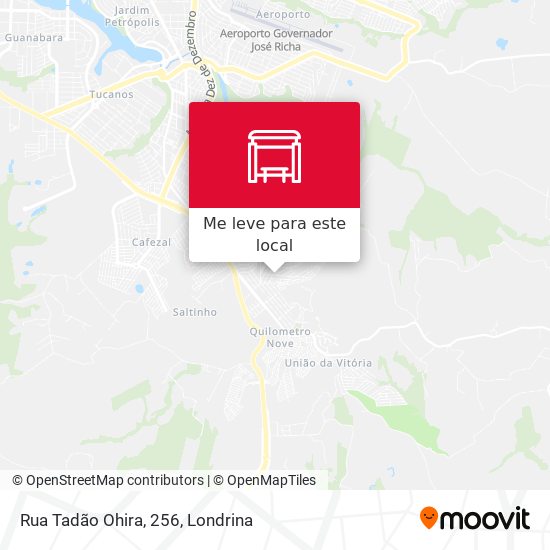 Rua Tadão Ohira, 256 mapa