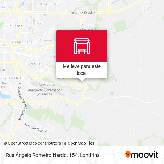 Rua Ângelo Romeiro Nardo, 154 mapa