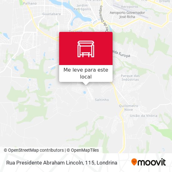 Rua Presidente Abraham Lincoln, 115 mapa