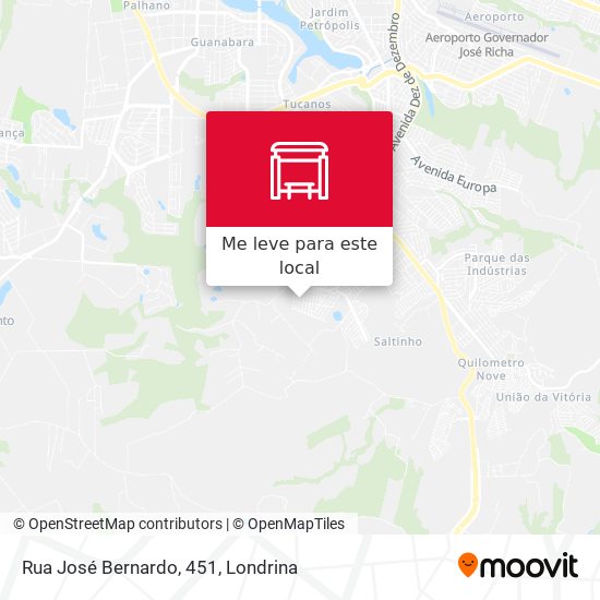 Rua José Bernardo, 451 mapa