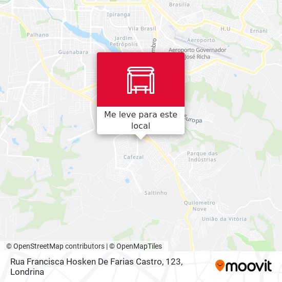 Rua Francisca Hosken De Farias Castro, 123 mapa