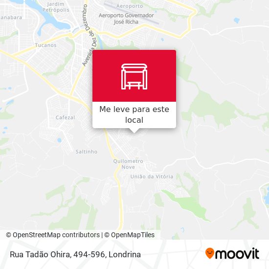 Rua Tadão Ohira, 494-596 mapa